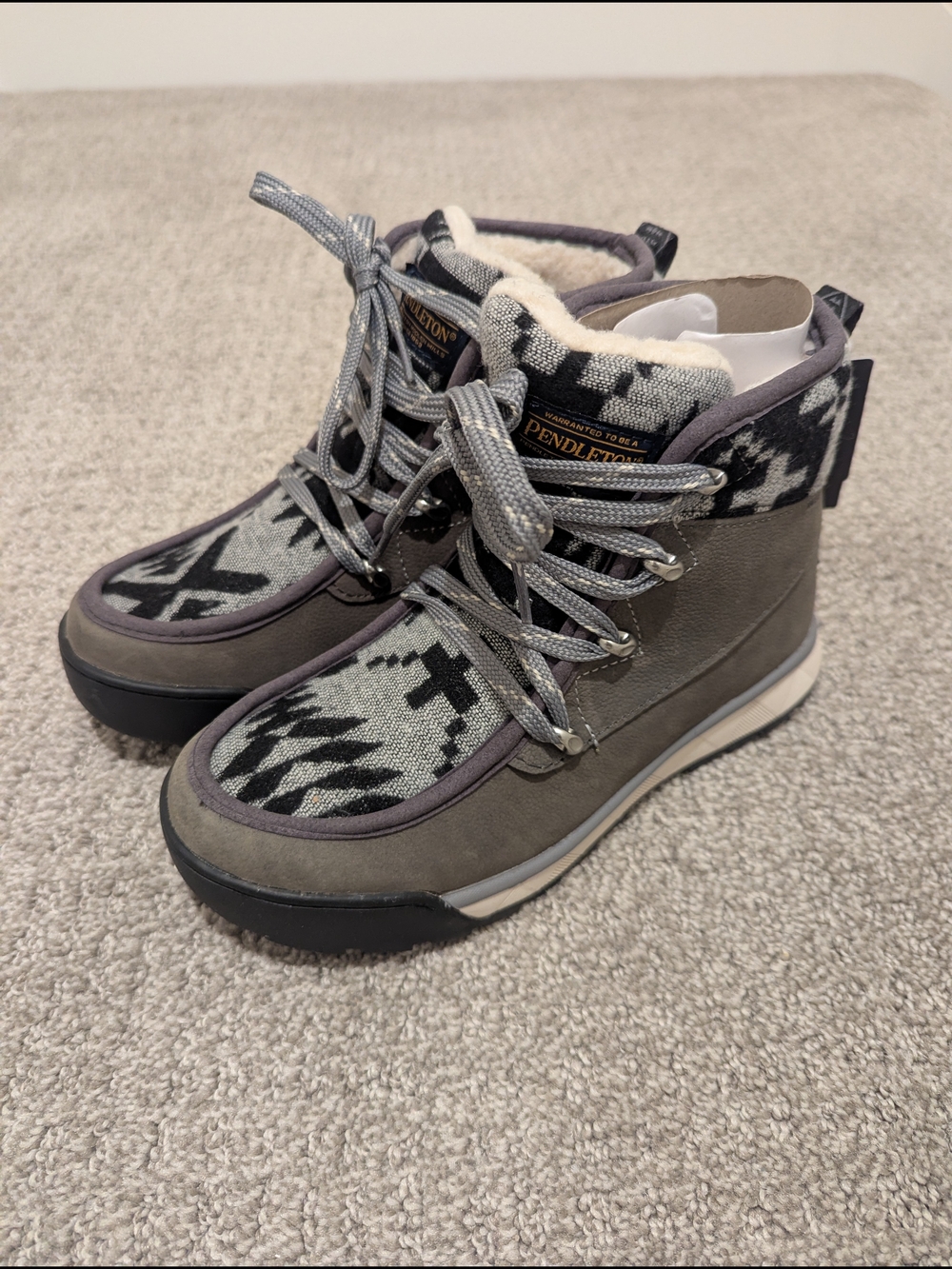 Pendleton Lace-Up Boots